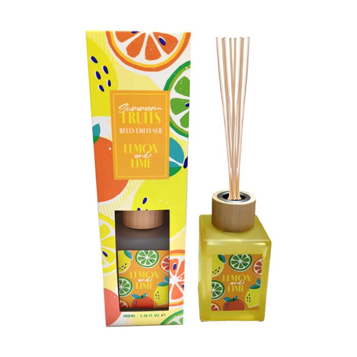 Difusor de fragrância Mikado 100ml Frutos de verão Limão e lima