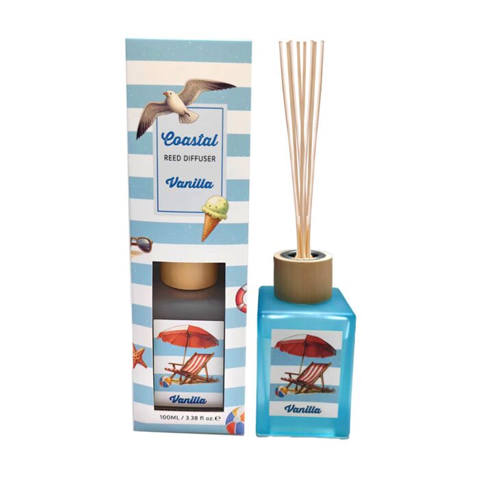 Difusor de fragrância Mikado 100ml Baunilha da costa e beira-mar