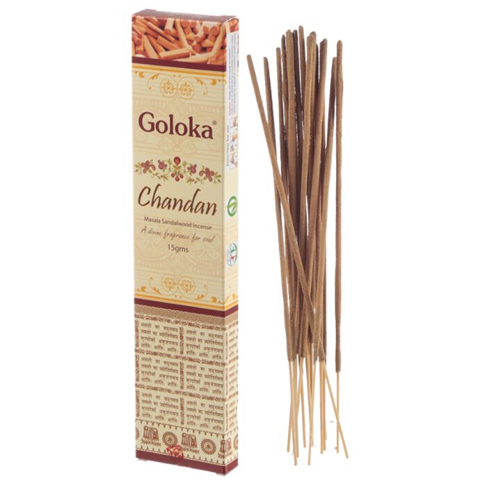 Paus de Incenso Goloka Masala - Chandan Sandalwood