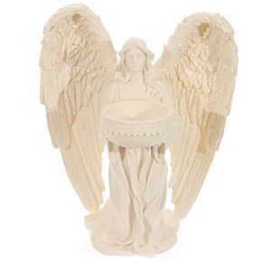 Porta velas Figura de Anjo Enruscado 18cm