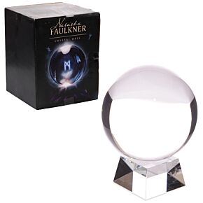 Bola de Cristal com expositor e caixa de oferta 14cm