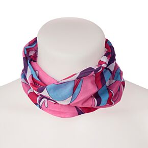 Lenço Bandana para o pescoço - Padrão Cor de Rosa