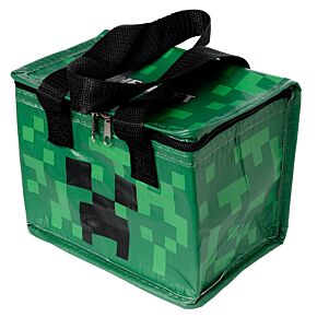 Lancheira feita de plástico reciclado RPET - Minecraft Creeper