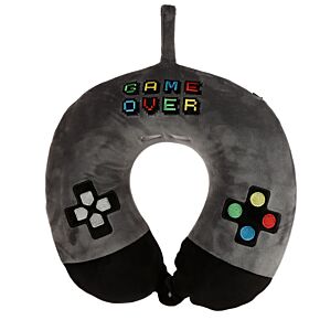 Almofada de Viagem com Memória em Pelúcia Relaxeazzz - Game Over