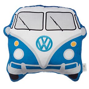 Almofada azul em forma de pelúcia Volkswagen Campervan VW T1