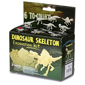 Kit de escavação Esqueleto de Dinosauro, pequeno