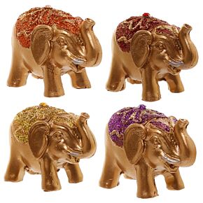 Figurita Elefante da sorte dourado