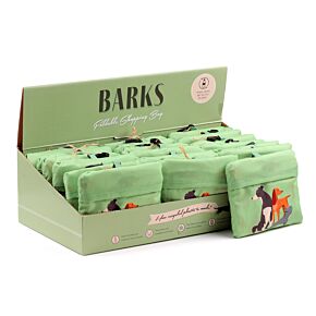 Saco de compras reutilizável dobrável  Barks Cães