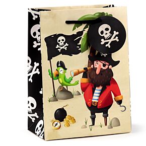 Saco para presentes Pirata Jolly Rogers Pirates - médio