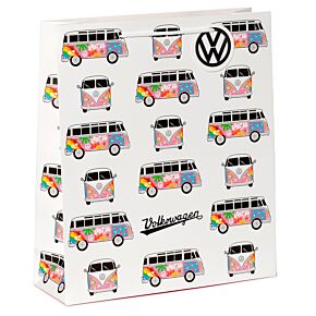 Saco para Presentes Volkswagen Camper Bus VW T1 Floral XXL