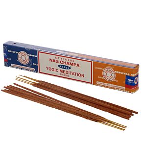 01342 Paus de Incenso Satya Nag Champa - Meditação Yogic