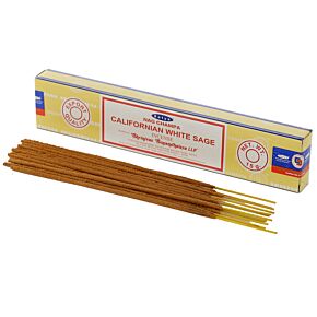 01406 Nag Champa Satya Sticks de Incenso VFM Sálvia Branca Californiana