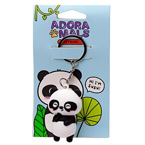 Porta-chaves PVC 3D Susu o Panda Adoramals