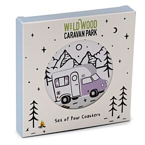 Caravana Wildwood - set de 4 bases para copos