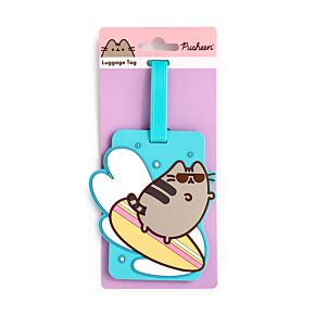 Etiqueta para Mala de Viagem PVC Pusheen Verão e Surf