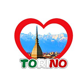 3D Íman de recordação impresso Torino Mole