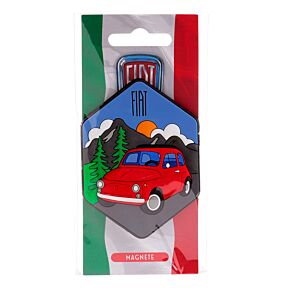 Íman PVC Fiat 500 Montanhas Dolomitas