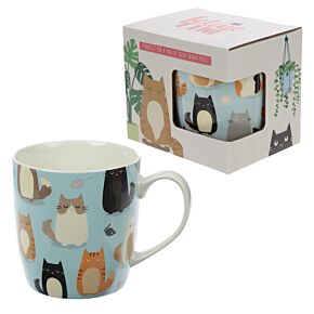 Caneca porcelana chinesa - Feline Fine