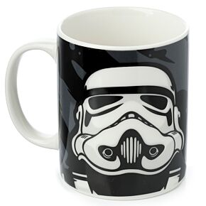 Caneca de Porcelana Stormtrooper Original Preto