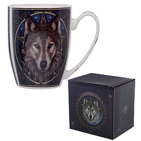 Caneca Ceramica Lisa Parker Cabeca de Lobo