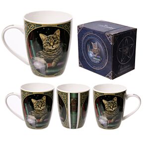 Caneca Gato da Fortuna desenho de Lisa Parker