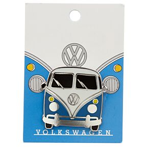 Pin Colecionável esmalte azul Volkswagen VW T1 Camper Bus