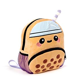 Mochila de Pelúcia Foodiemals - Boba Chá de bolhas