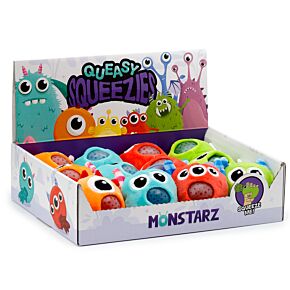 Animais de Espremer Queasy Squeezies - Monstro Monstarz