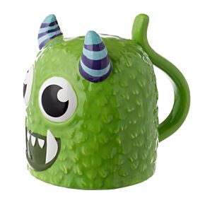 Caneca de Cerâmica ao Contrário - Monstro Monstarz Verde