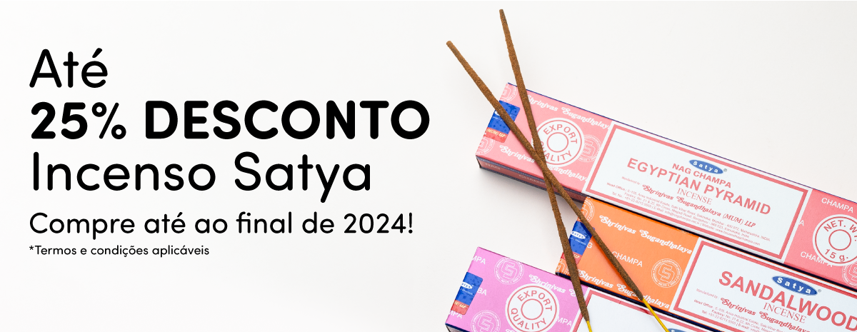 Promoção nos incensos Satya