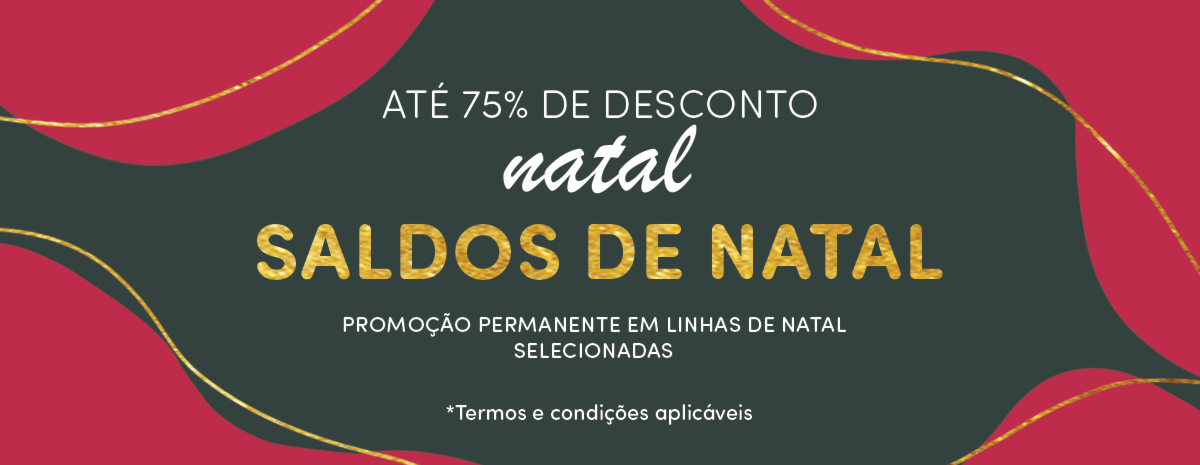 Saldos em produtos de Natal selecionados